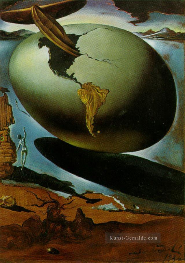 Allegorie eines amerikanischen Weihnachten Salvador Dali Ölgemälde